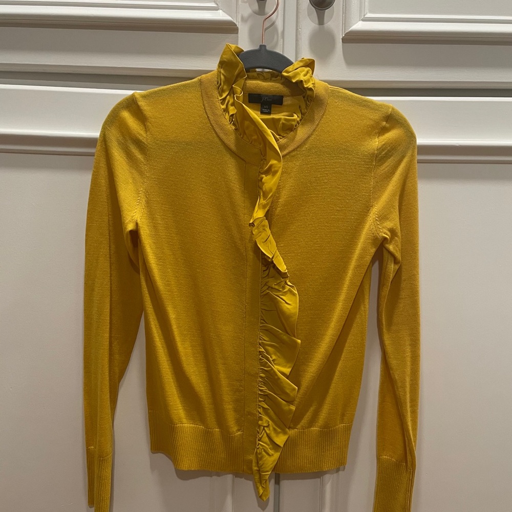 Mustard yellow sweater pullover